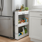 3-Tier Narrow Rolling Organizer Cart