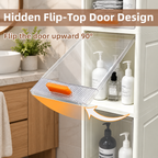 Slim 3-Tier Rolling Storage Cabinet